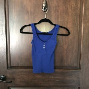 Blue tank top